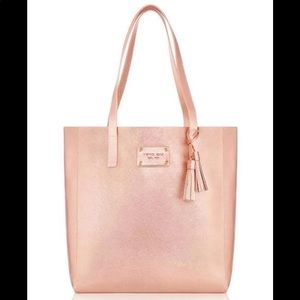 NWT Michael Kors Rose Gold Tote